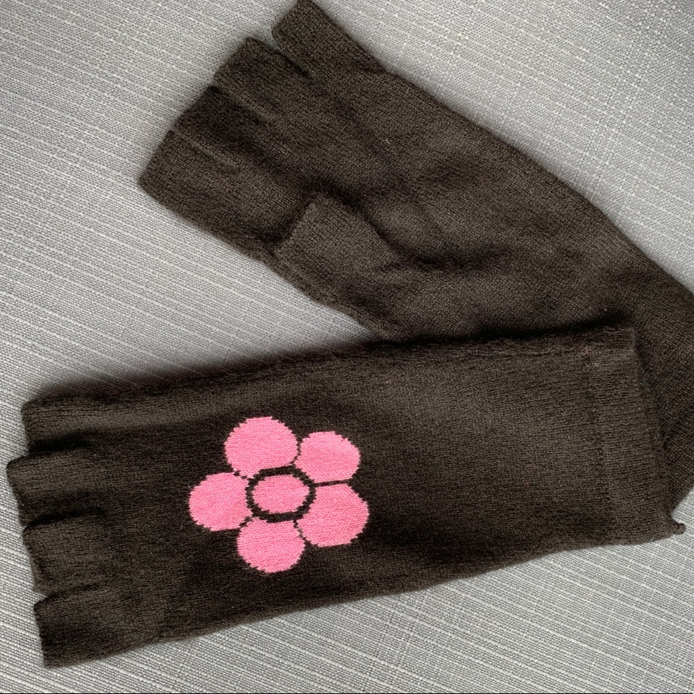 100% cashmere fingerless gloves - Picture 2 of 2